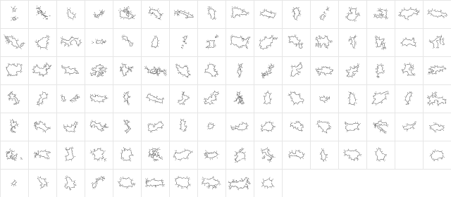 Mini Pics Global N Spurt  glyph index