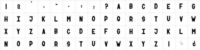 NUMBER two Regular  glyph index