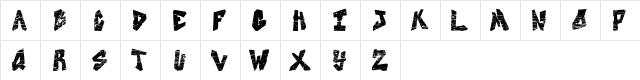 My Dutsky Art Graffiti  glyph index