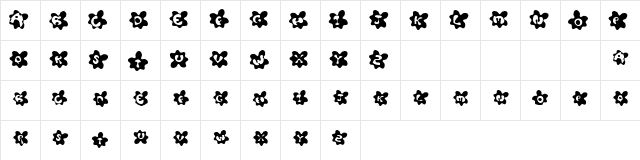 Fried Eggs Smallcaps  glyph index