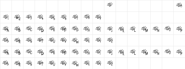 Soul All Regular  glyph index