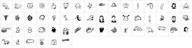 Tombats 7 Regular  glyph index