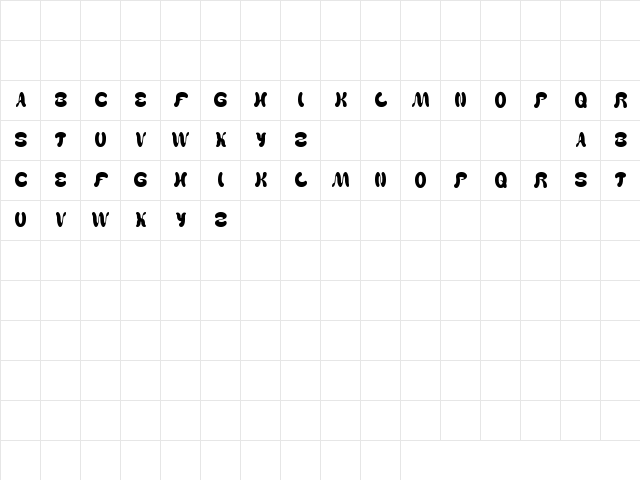 WEALTH AND FAMOUS Regular  glyph index