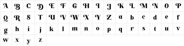 Longline Quart FREE Regular  glyph index