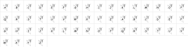 pf_birdkite Regular  glyph index