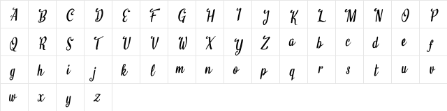 Believe it Believe it  glyph index