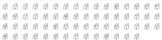 pf_xmas tree 1 Regular  glyph index