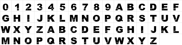 LMS Bird Brain Regular  glyph index