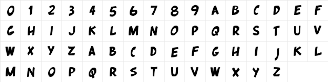 quickstyle Regular  glyph index