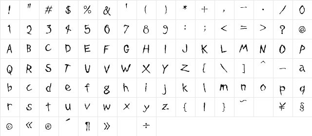 Dinosaur Jr Plane  glyph index