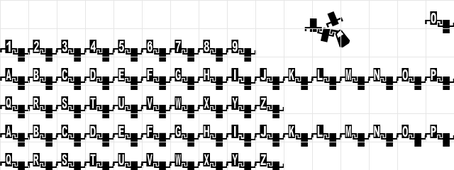Rajdhani Express Regular  glyph index