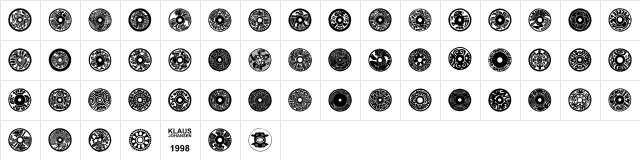 Malacates Regular  glyph index