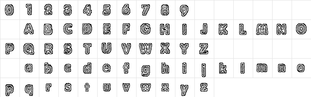 Foto Shop Regular  glyph index