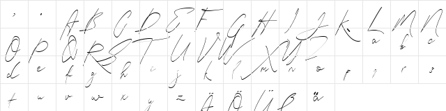 sicilian Regular  glyph index