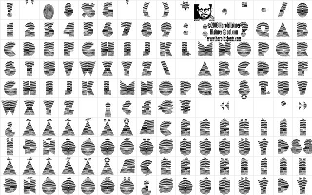 Onion Regular  glyph index