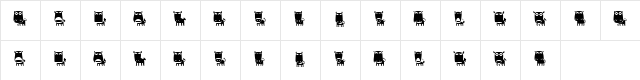Bulls Regular  glyph index