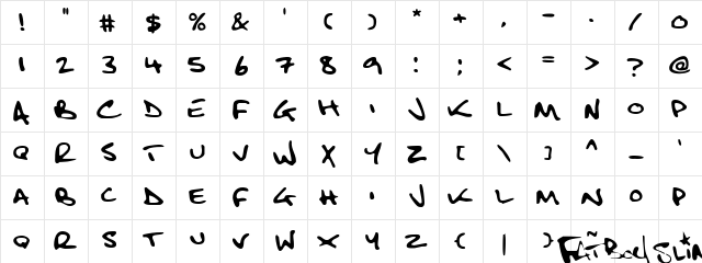 Fatboy Slim BLTC 2 (BRK) Regular  glyph index