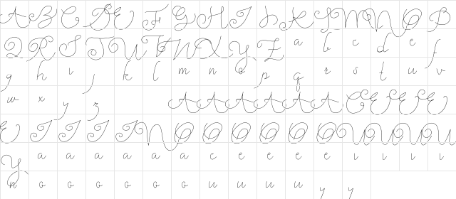 Gamila Demo Regular  glyph index
