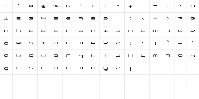 BN 3rd Place Regular  glyph index