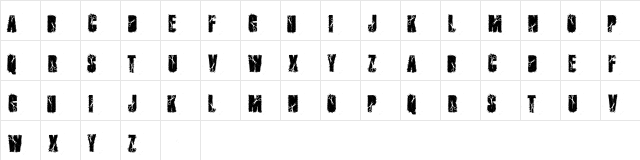 cutter Regular  glyph index