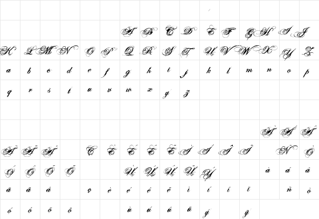 SWEETCORRECTION ROTH Regular  glyph index