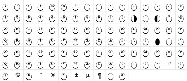 a_DiscoSerifDn3DNr Regular  glyph index