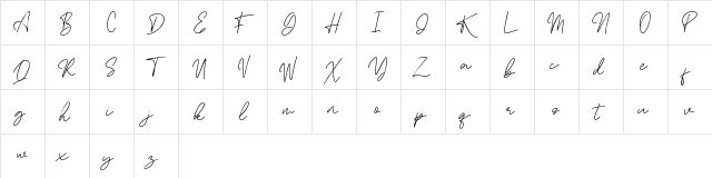 Attahost Regular  glyph index