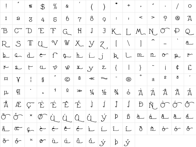 Nathan Alternates-Semi-expanded Semi-expanded Regular  glyph index