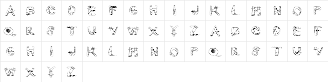 Peep Regular  glyph index
