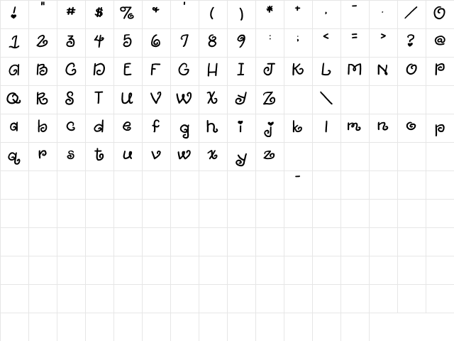 2Peas Giggle 2Peas Giggle  glyph index