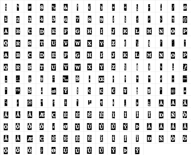 a_TrianglerCmStNt Regular  glyph index