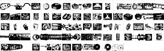 How Can I Organize My Garage? Regular  glyph index