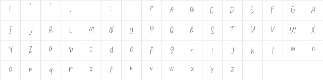Enigma Regular  glyph index