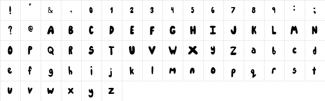 IceCreamPartySolid Solid  glyph index