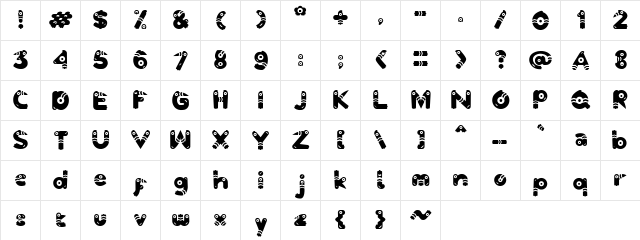 Julang Sulawesi Regular  glyph index