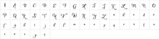 Welga Demo  glyph index