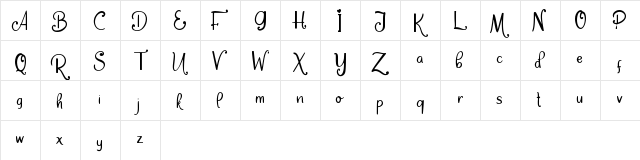 Dream Unicorn Regular  glyph index