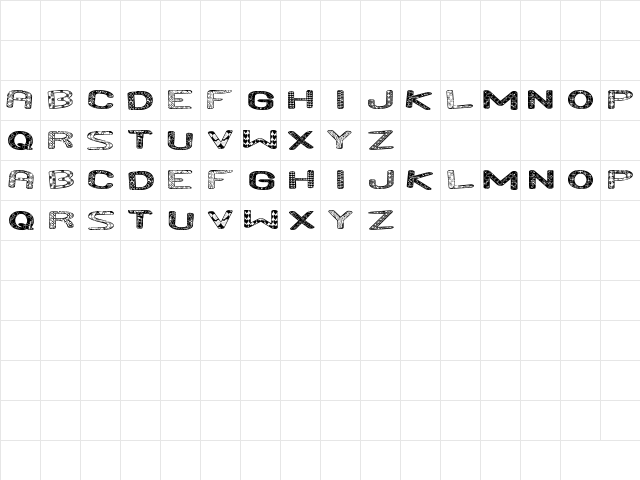 And Run St Regular  glyph index