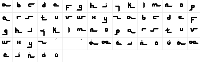 SL Drops Of Moonlight Regular  glyph index