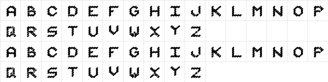 I am Monotonous 1  glyph index