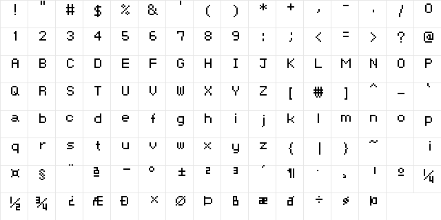 nontoxic_ang_3 Regular  glyph index
