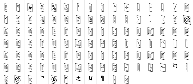 a_AlternaTitulCmDnOtl Regular  glyph index