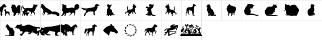 ryp_animal5 Regular  glyph index
