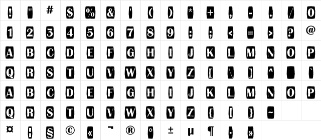 a_AlbionicTitulCmJgg Regular  glyph index