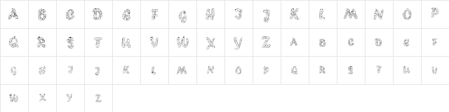 PopcornEBO Regular  glyph index