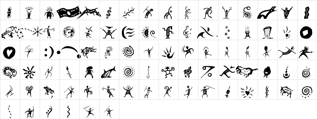 MondKaizen Regular  glyph index