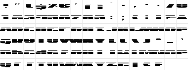 U.S.A. Gradient Gradient  glyph index