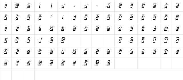 DG_MasterCard Normal  glyph index