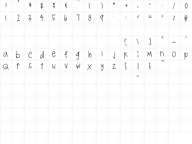 2Peas teen Regular  glyph index