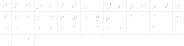 Callous Regular  glyph index